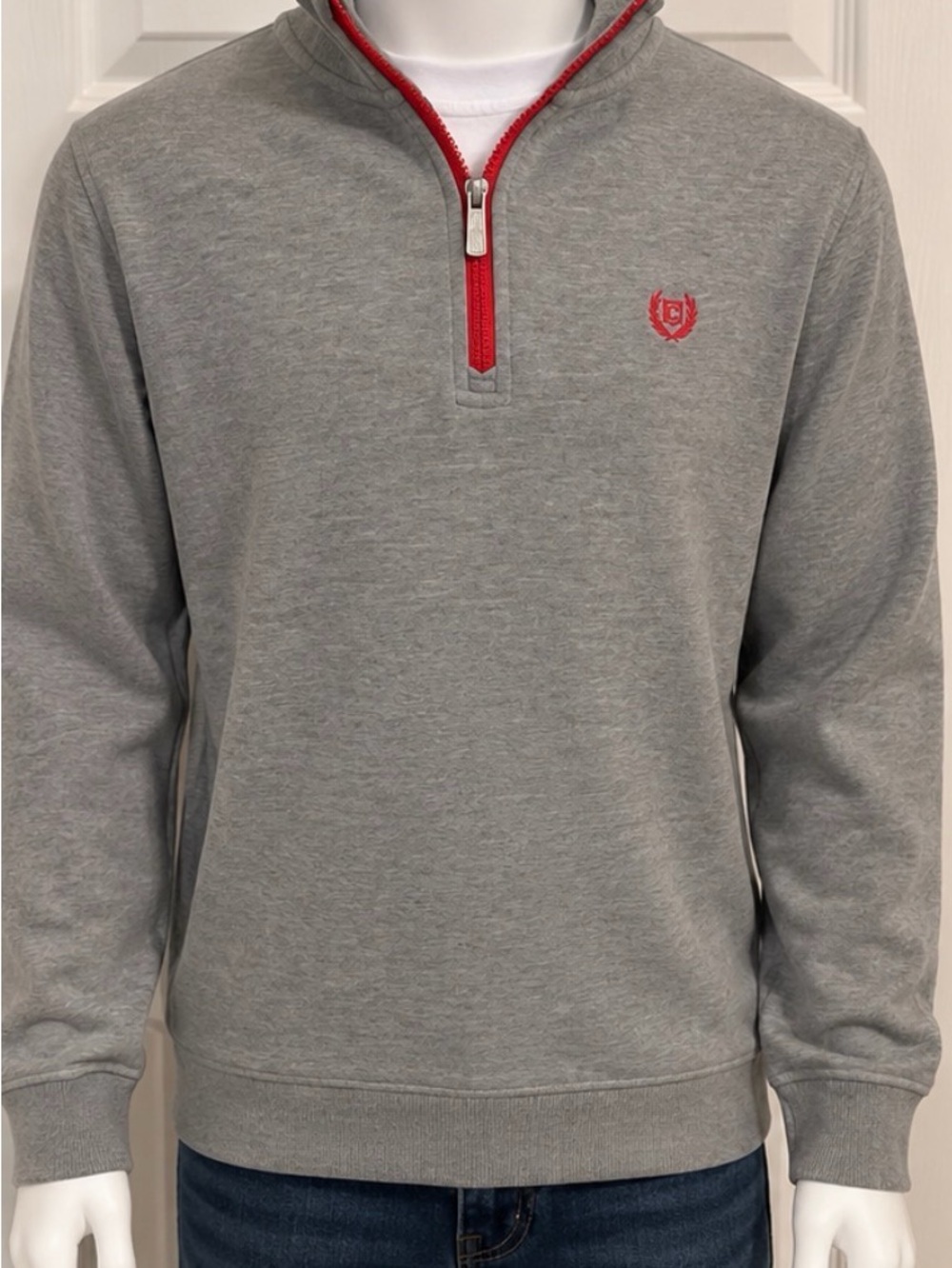 Chaps Zipper Pullover- L (14/16)